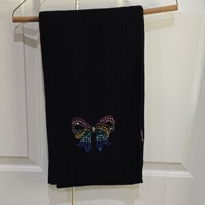 Kurt Geiger Black Knit Scarf